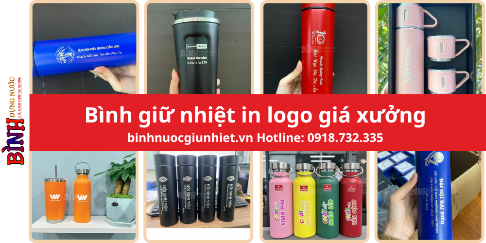 bình giữ nhiệt in logo